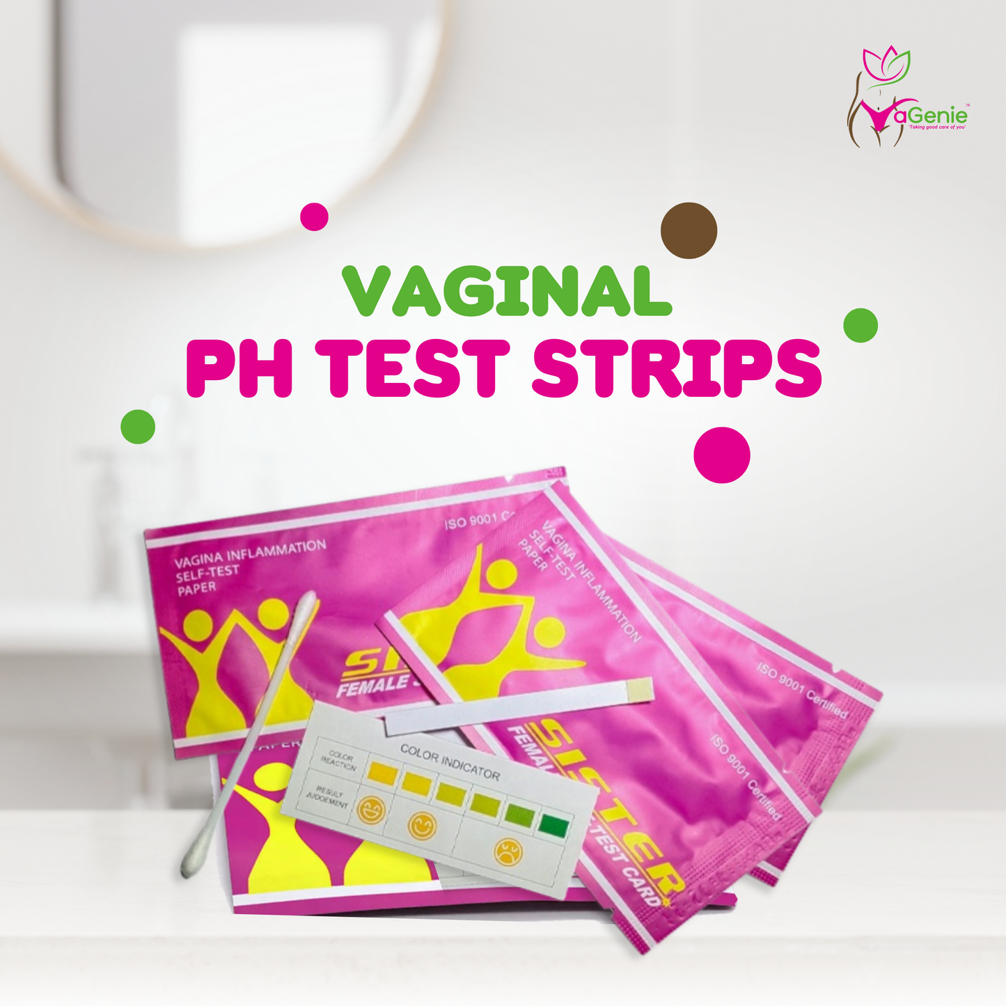 Vaginal pH Test Strips