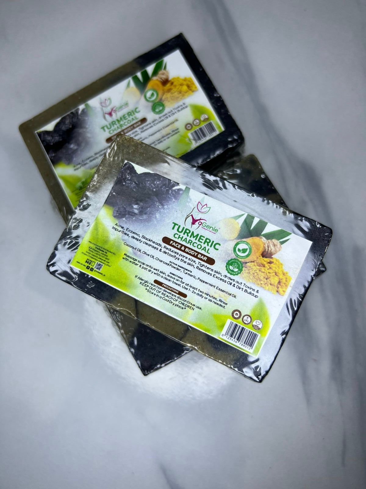 Turmeric + Charcoal Detox Bar