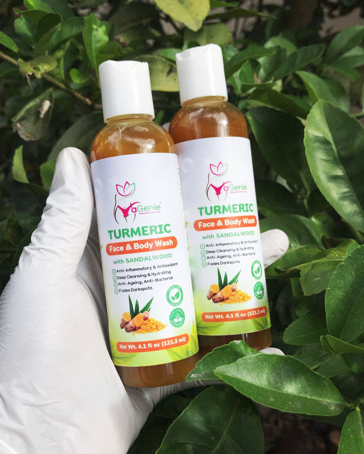 Turmeric + Sandalwood Face & Body Wash