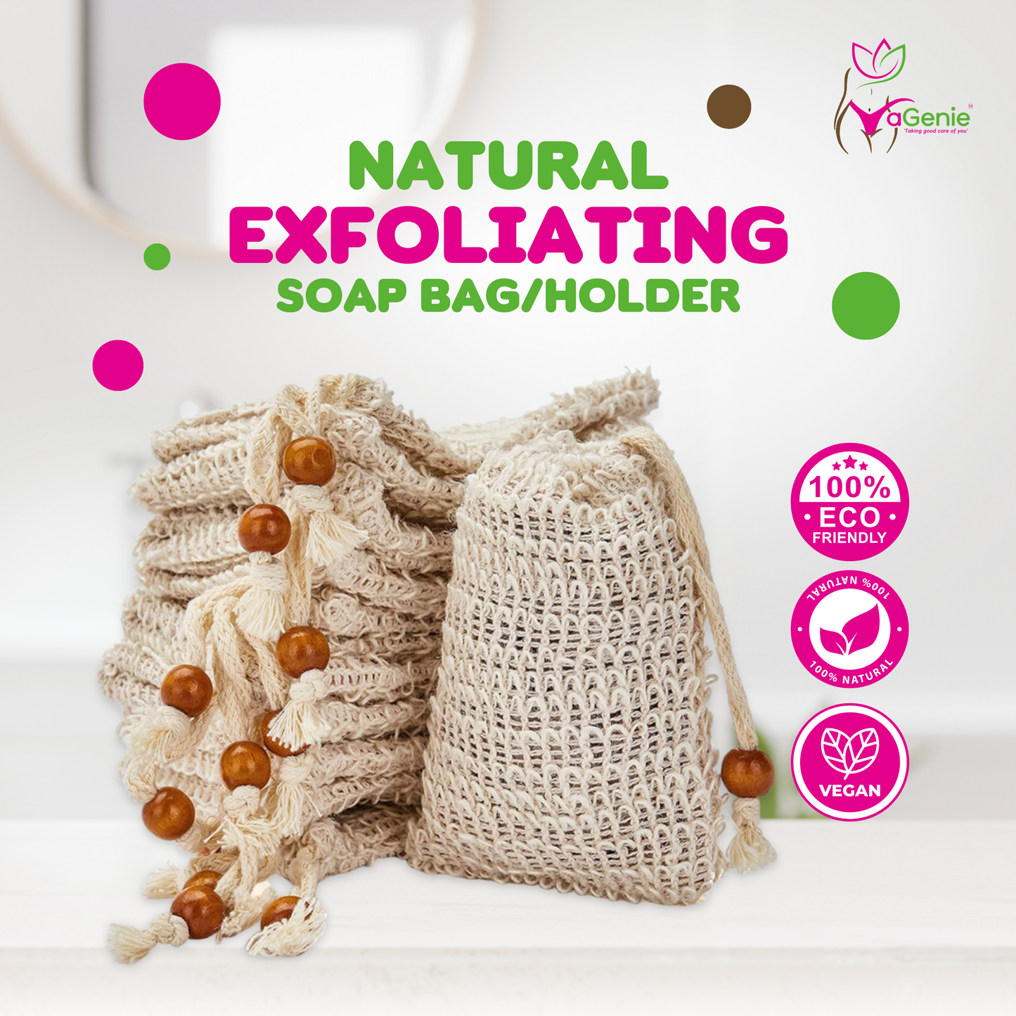 Exfoliating Soap Bag