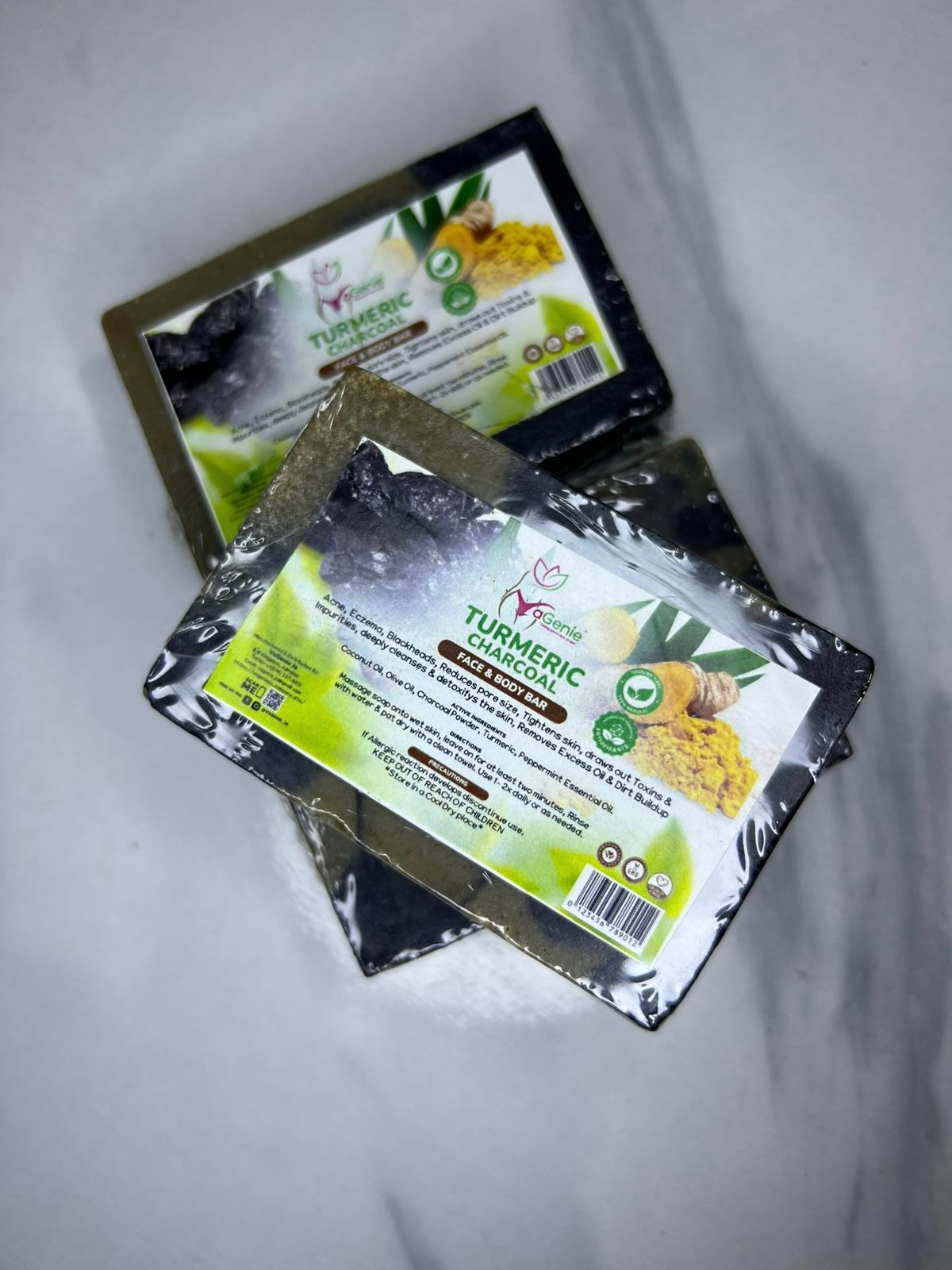 Turmeric + Charcoal Detox Bar