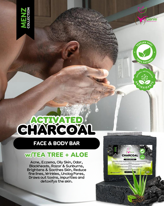 Menz Charcoal + Tea Tree + Aloe RePlenish Bar